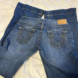 True Religion Wide Leg Jeans